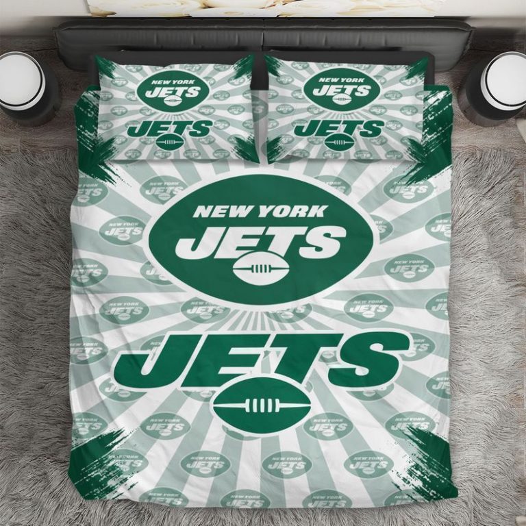 New York Jets Quilt Bedding set 6