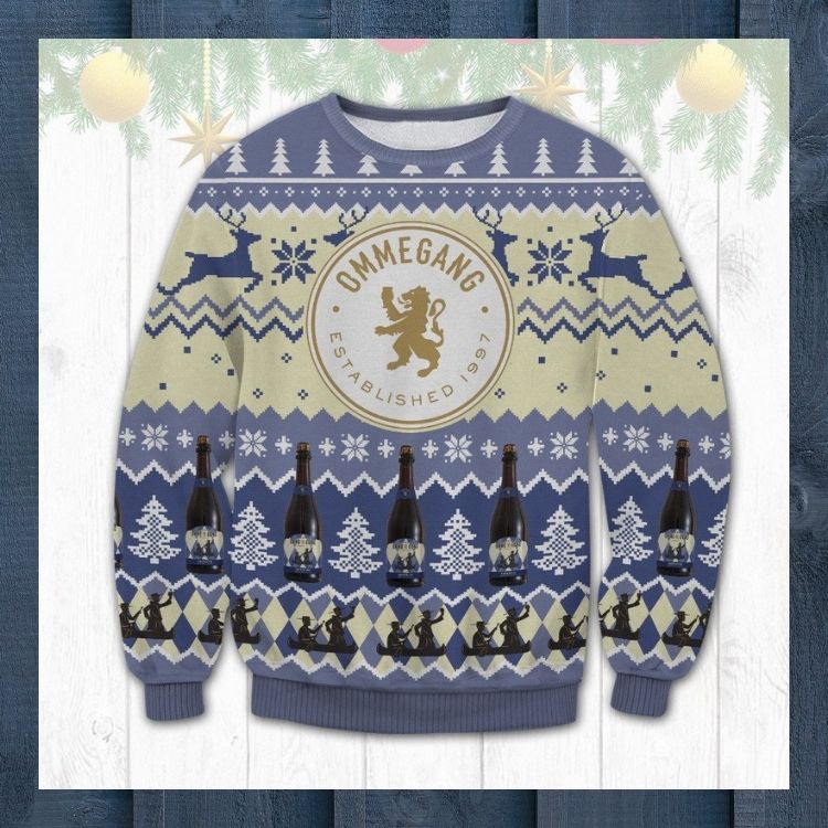 Ommegang Est Ablished 1997 Christmas Sweater 1