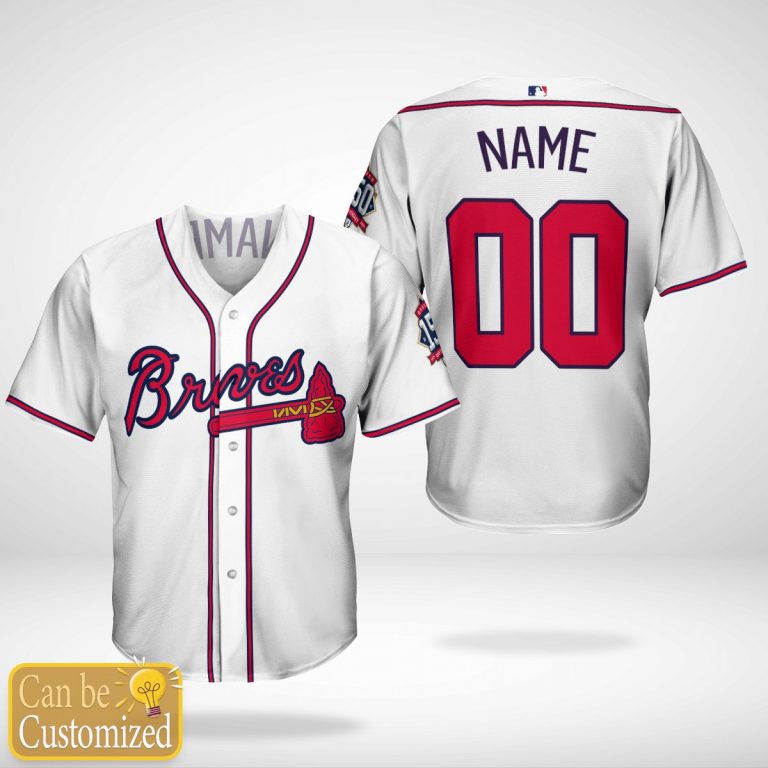 Personalized Atlanta Braves World Series Champion custom 2021 Baseball Jersey 18
