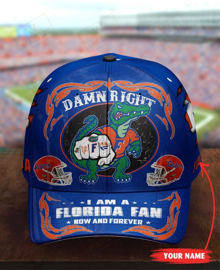 Personalized Florida Gators I am a Fan now and forever custom cap 12