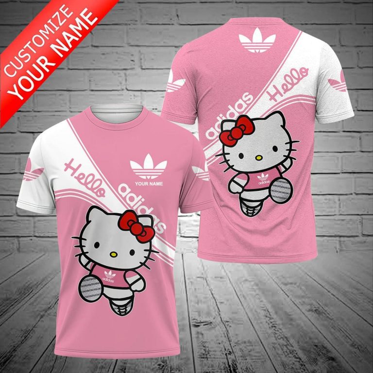 Personalized Hello Kitty Adidas 3d shirt, hoodie 11