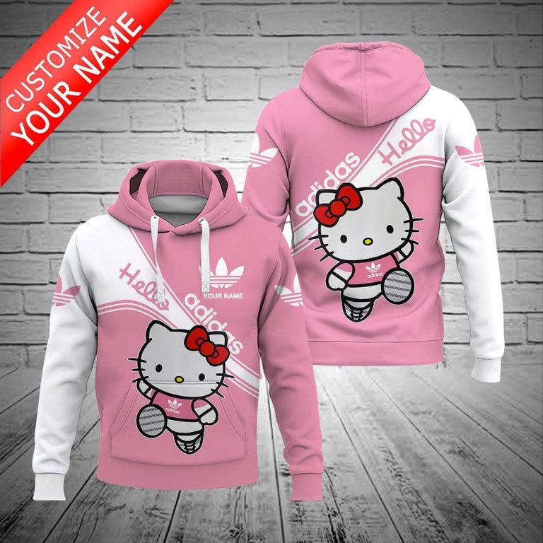 Personalized Hello Kitty Adidas 3d shirt, hoodie 8