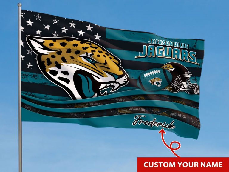 BEST Jacksonville Jaguars custom Personalized name flag 6