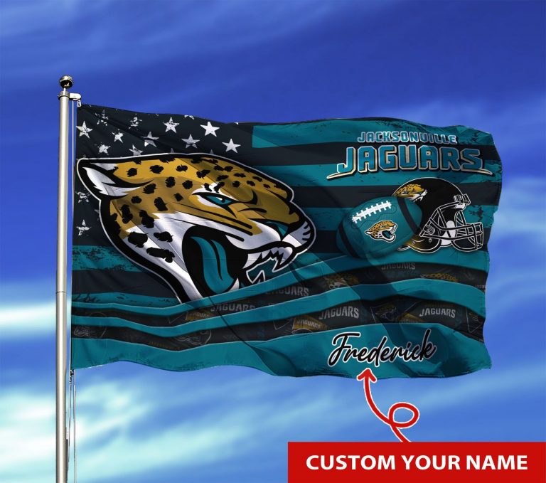 BEST Jacksonville Jaguars custom Personalized name flag 8