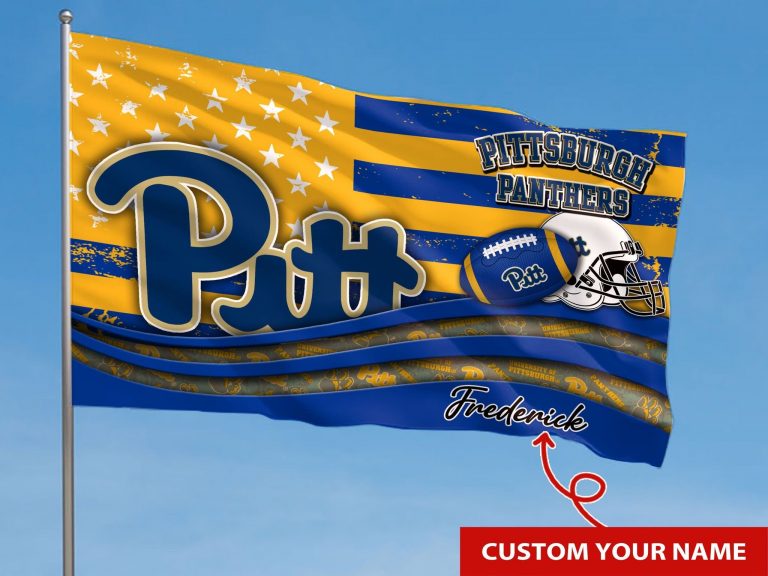 Personalized Pittsburgh Panthers custom name flag 8