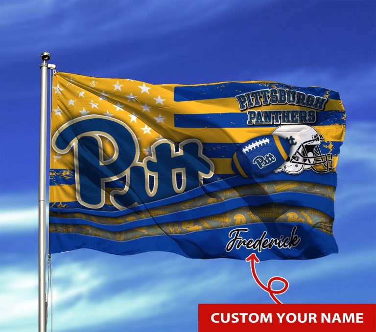 Personalized Pittsburgh Panthers custom name flag 6