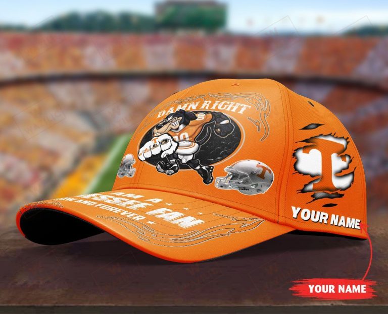 Tennessee Volunteers Personalized I am a Fan now and forever cap 10