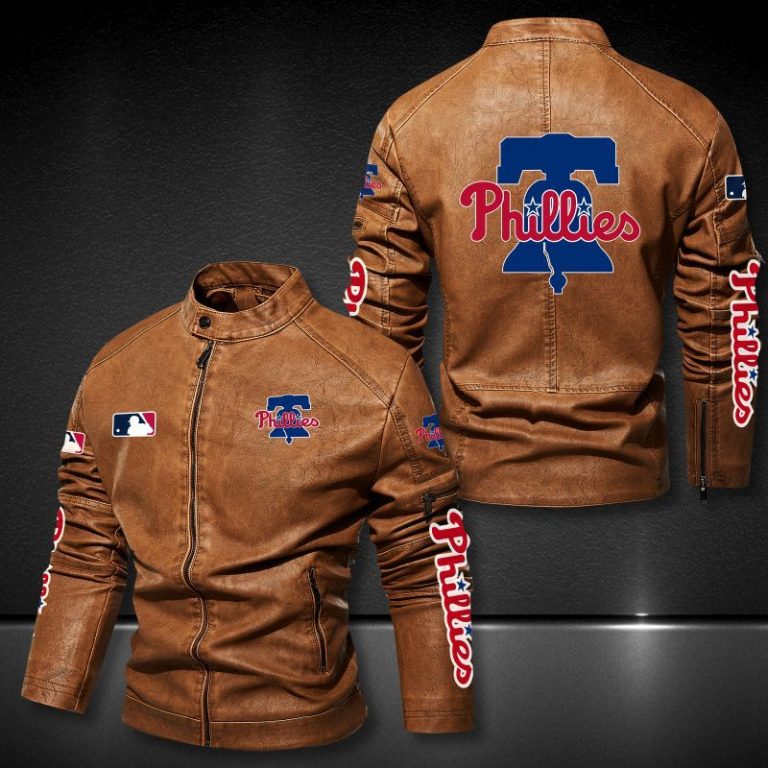 Philadelphia Phillies motor leather jacket 9