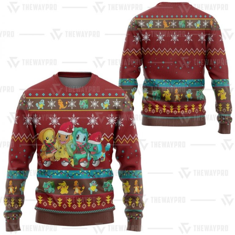 NEW Custom Imitation Knitted Pokemon sweatshirt 10
