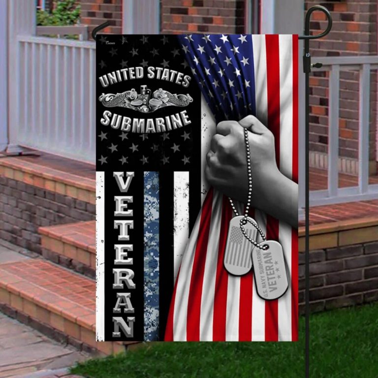 NEW US Navy Submarine Veteran American Flag 10