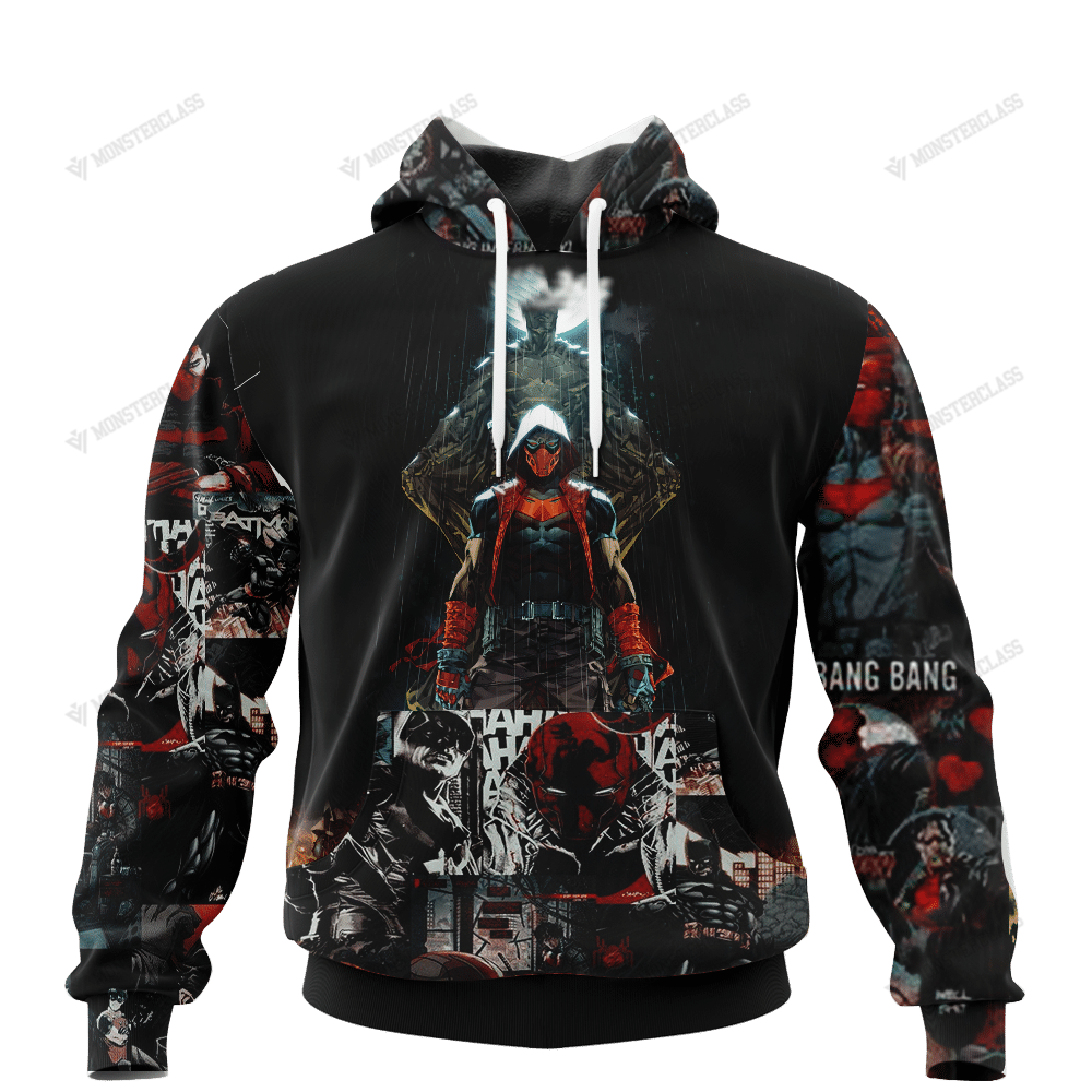 Red Hood V1 DC Comics 3d All Over Printed Hoodie