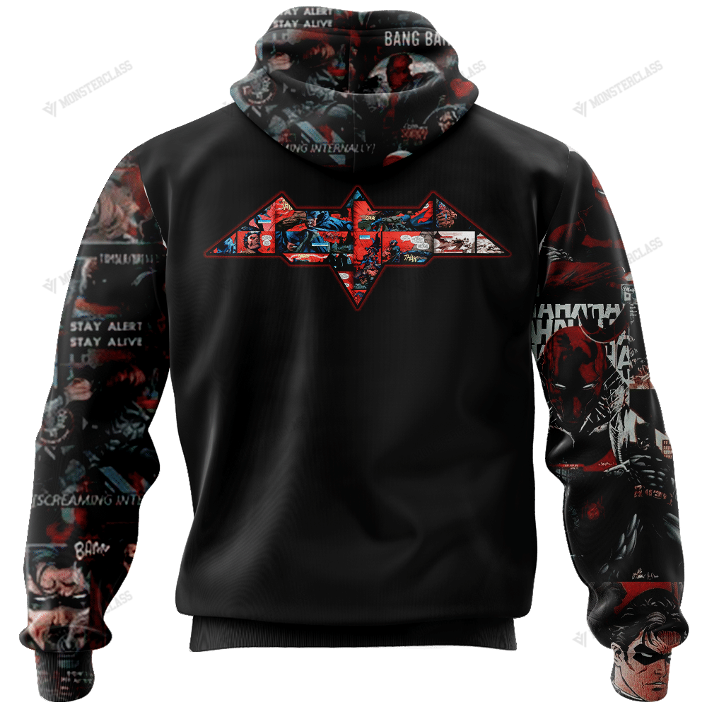 Red Hood V1 DC Comics 3d All Over Printed Hoodie 1