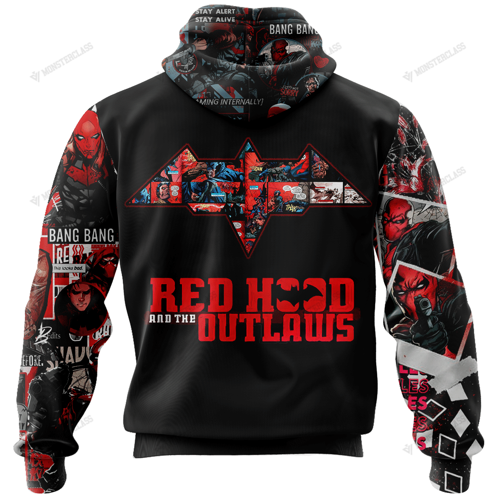 Red Hood and the Outlaws DC Comics 3d All Over Printed Hoodie 1