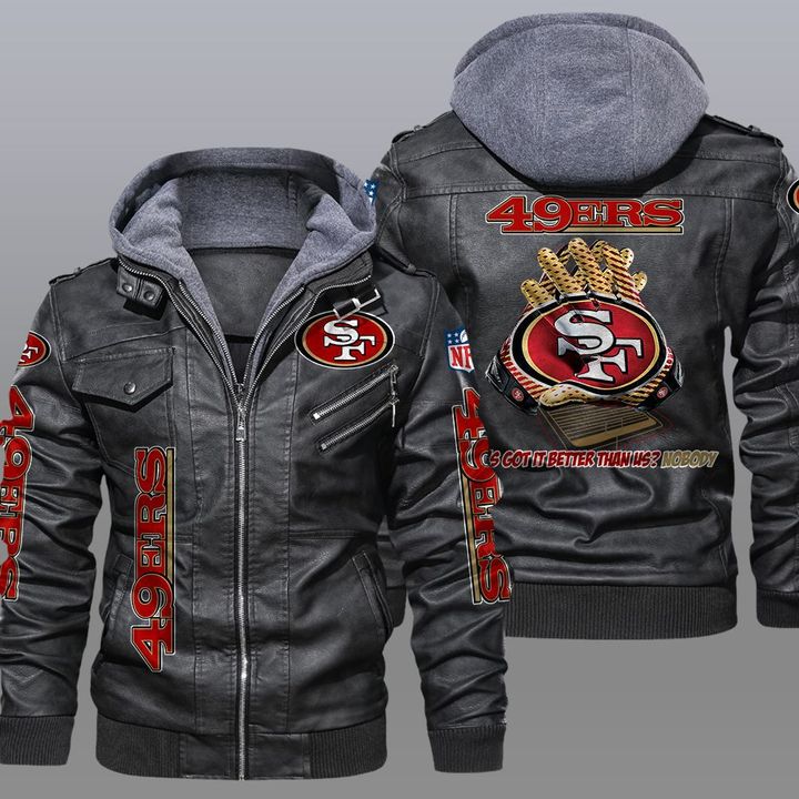 LIMITED San Francisco 49ers leather jacket 1