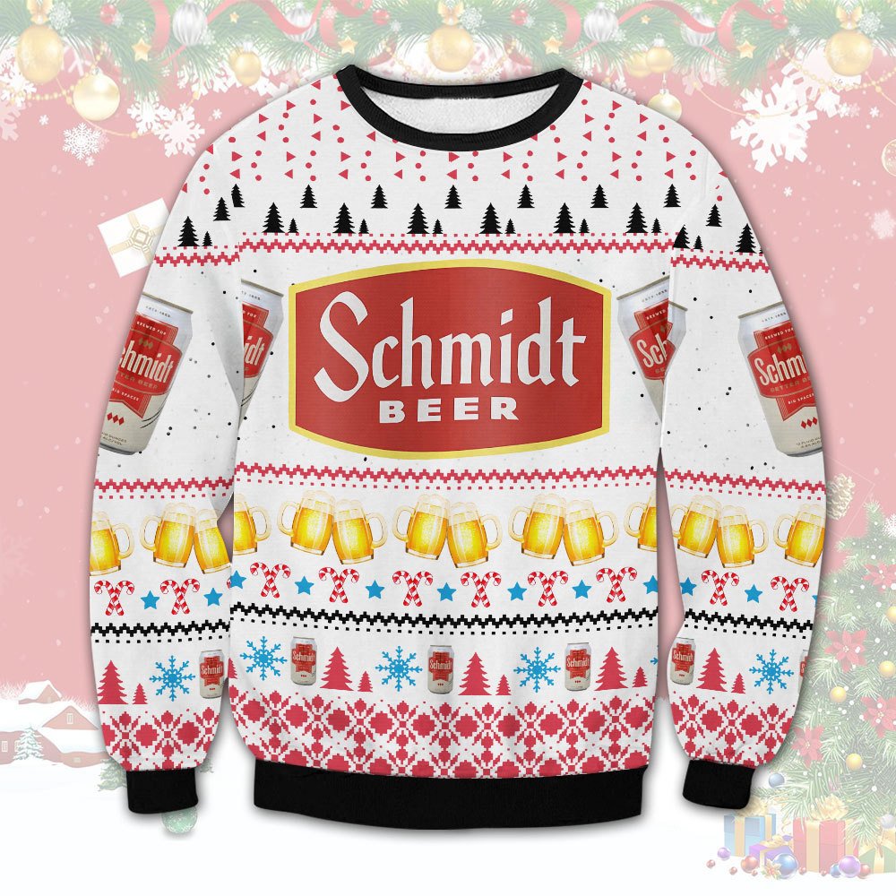 Schmidt Beer Christmas Sweater 1