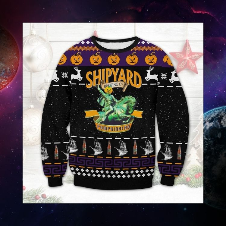 BEST Shipyard Pumpkinhead ugly Christmas sweater 5