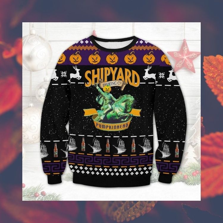 BEST Shipyard Pumpkinhead ugly Christmas sweater 4