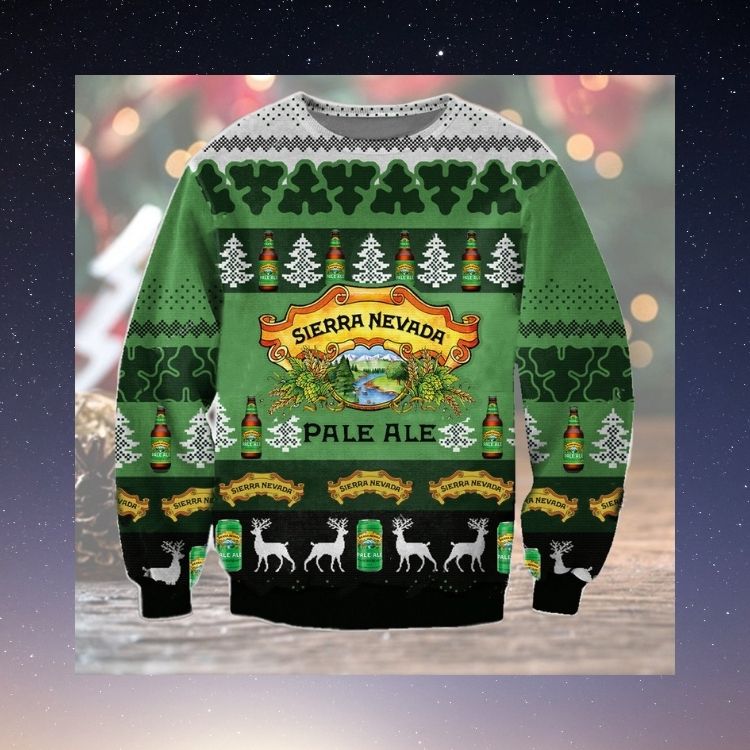 NEW Sierra Nevada Pale Ale Beer ugly Christmas sweater 5