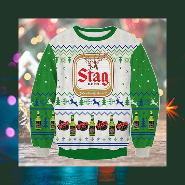 NEW Beer Golden Quality Since 1851 ugly Christmas sweater 3