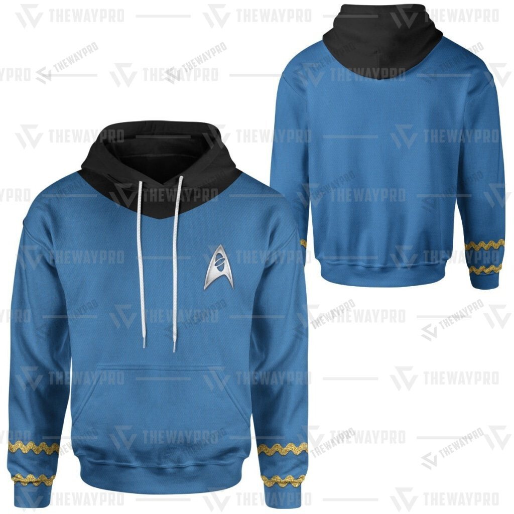 NEW The Original Series Blue Star Trek 3d hoodie 10