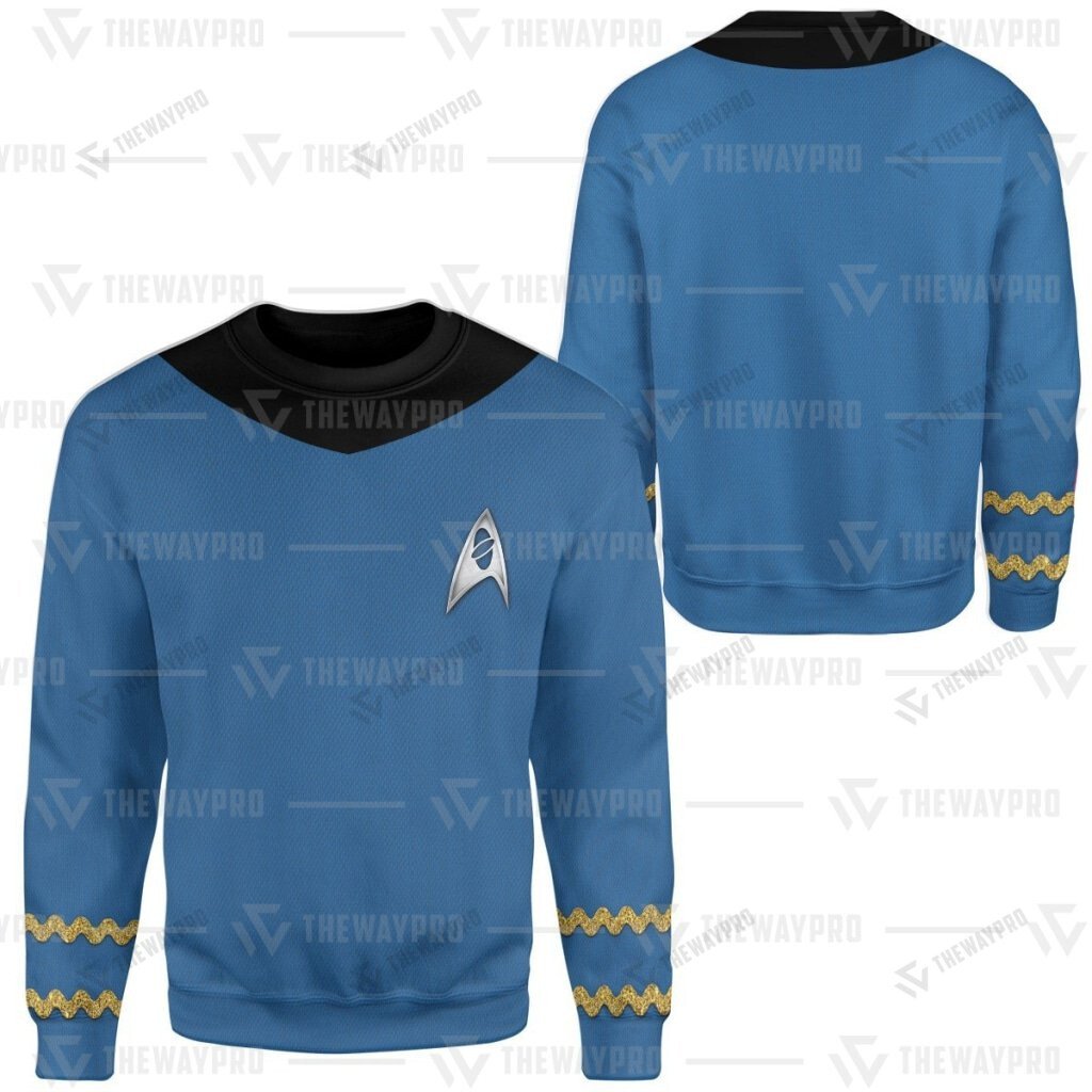 LIMITED The Original Series Blue Star Trek Sweater 4