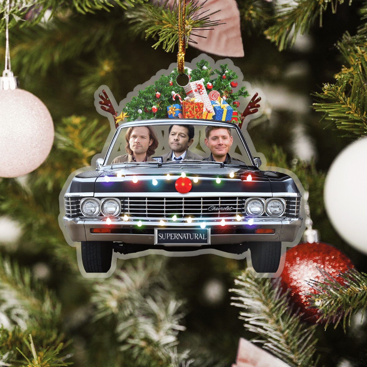 HOT Supernatural Characters Christmas Car hanging ornament 10