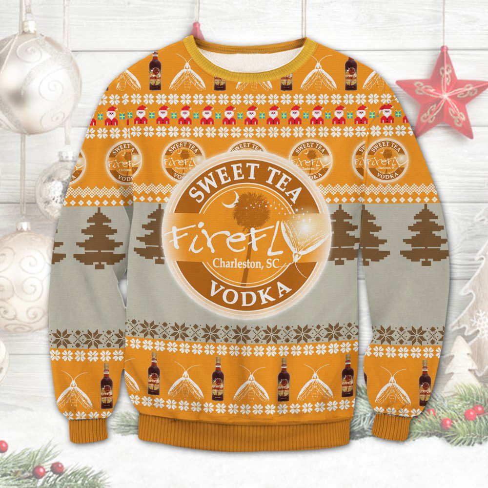 Sweet Tea Vodka Christmas Sweater 1