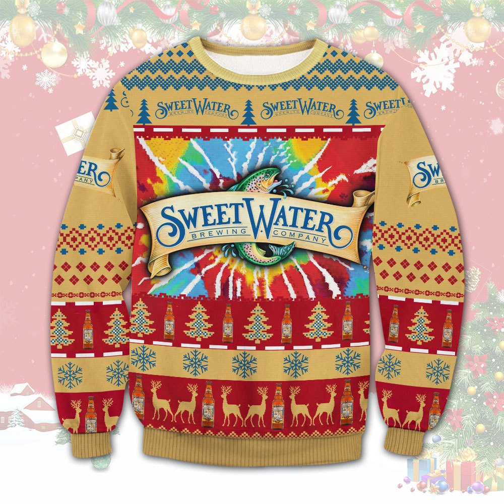 Sweet Water Brewing Company Christmas Sweater 1