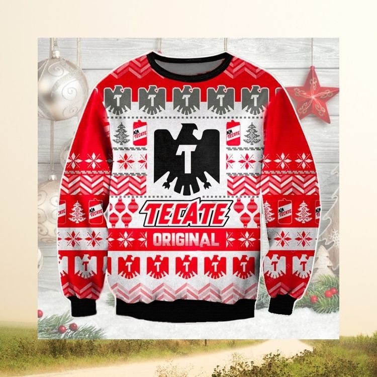 LIMITED Tecate Original Beer ugly Christmas sweater 5