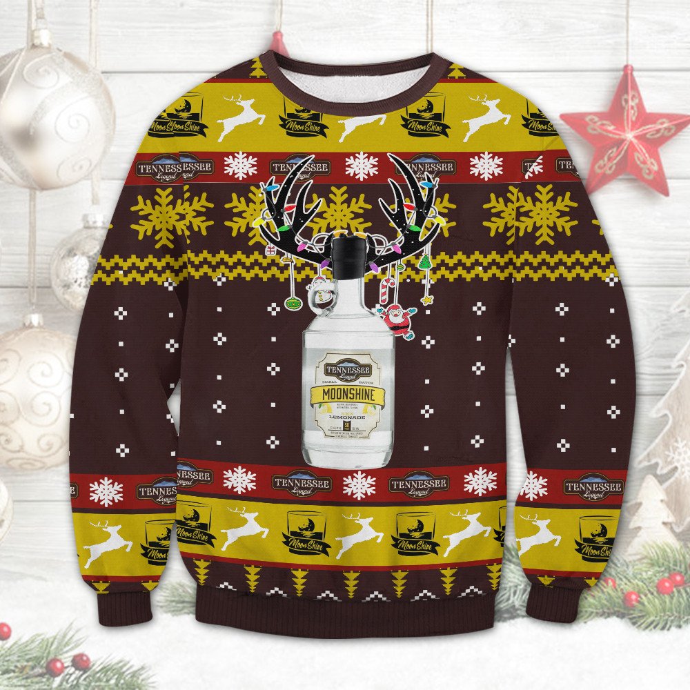 Tennessee Moonshine Christmas Sweater 1