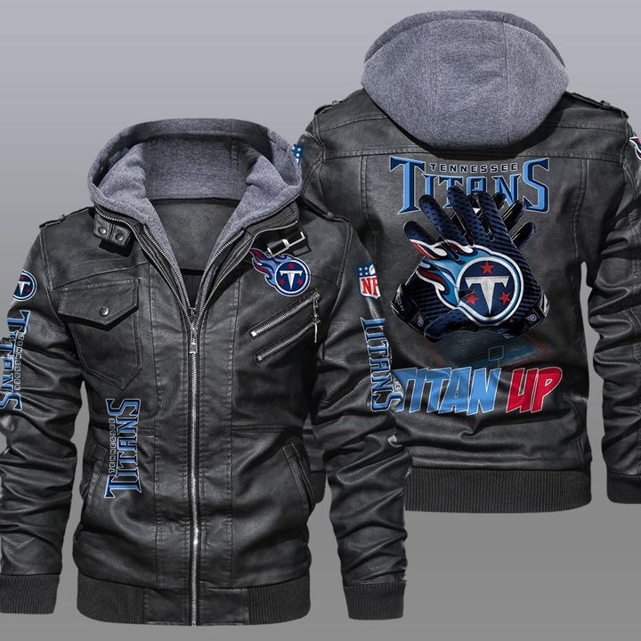 NEW Titan Up Tennessee Titans leather jacket 7