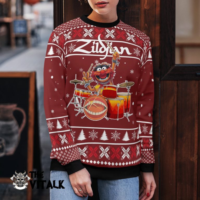 BEST The Muppets Animal Zildjian Drum sweatshirt 18