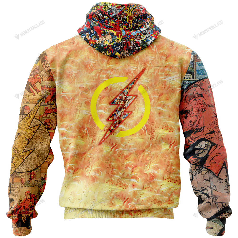 The Flash V3 DC Comics 3d All Over Printed Hoodie 1
