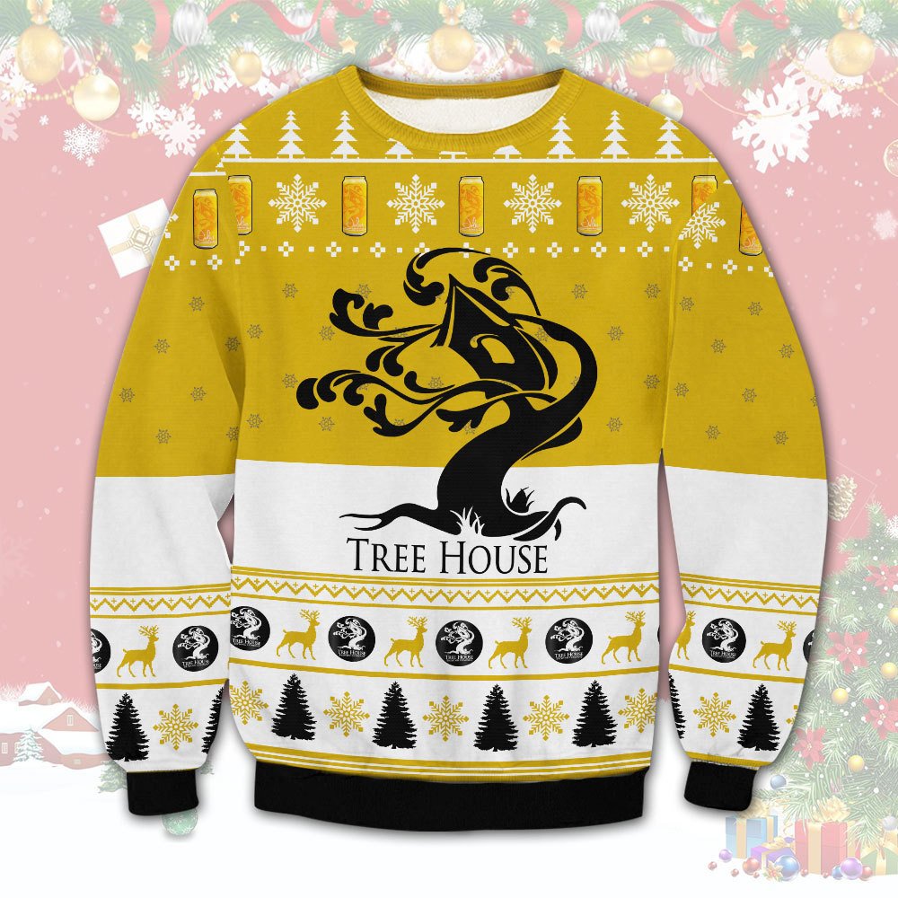 Tree House Christmas Sweater 1