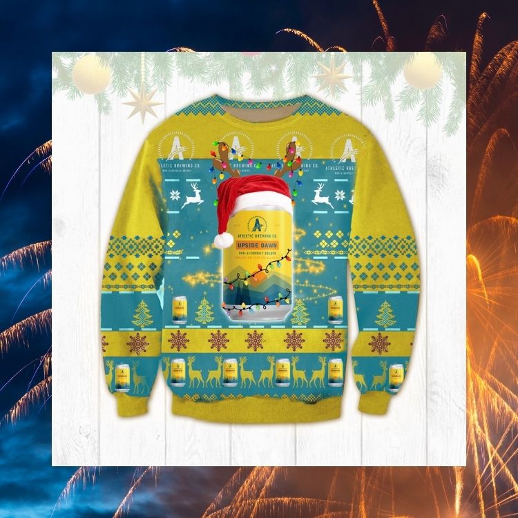 LIMITED Upside Dawn Golden Ale ugly Christmas sweater 5