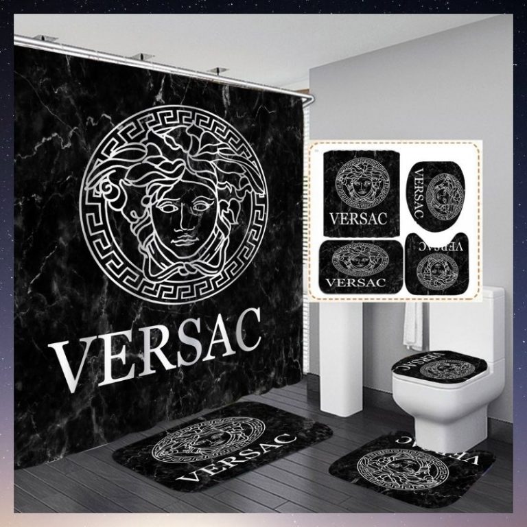 NEW Versace bathroom shower curtains set 9