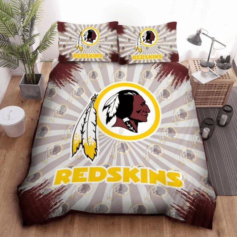 Washington Redskins Native American Duvet Cover Pillow Cases Quilt Bedding set 6