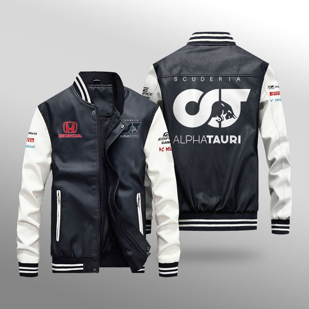 Alphatauri_Racing_Honda_Leather_Bomber_Jacket