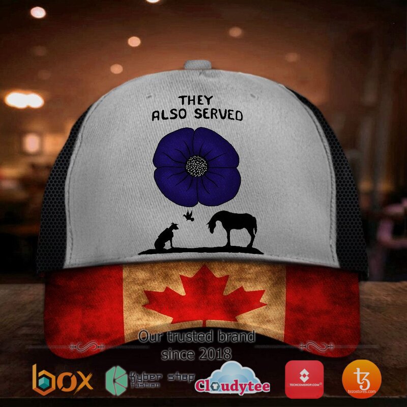 Animal_They_Also_Served_Canada_Flag_Cap