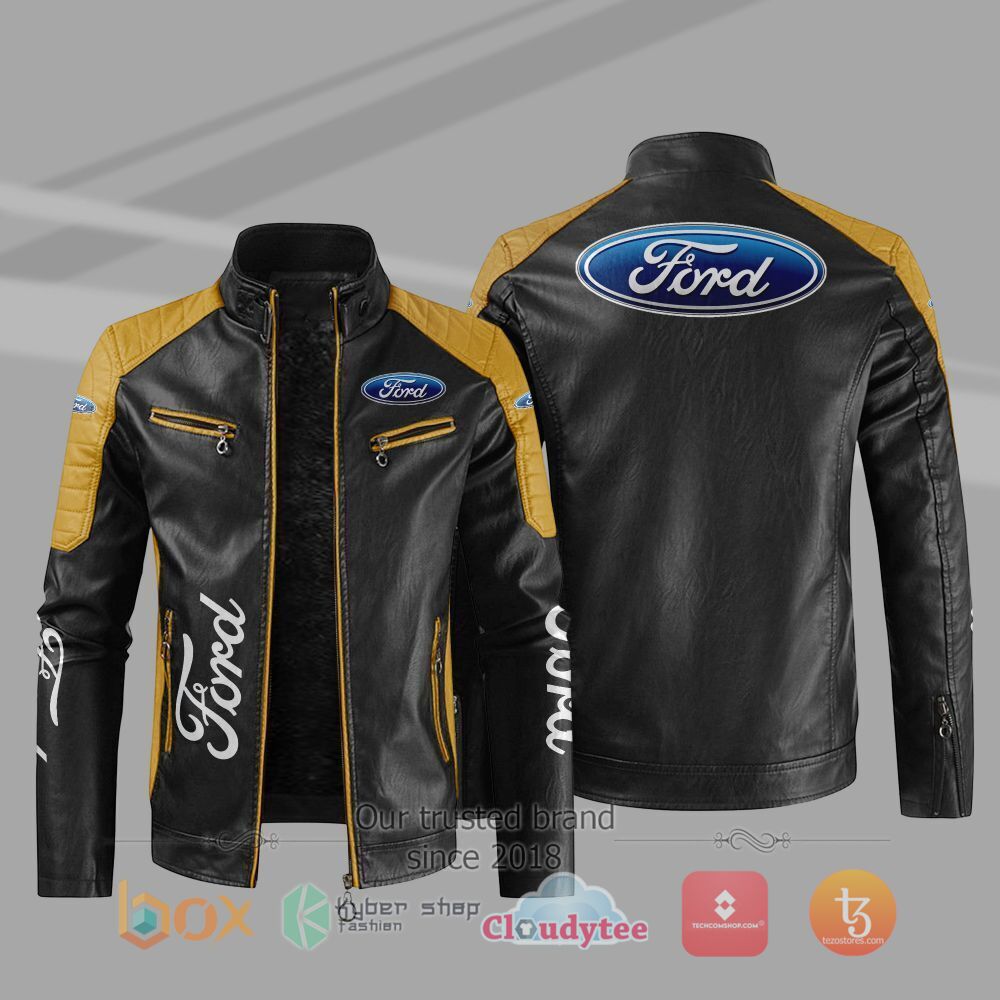 BEST_Ford_Car_Motor_Block_Leather_Jacket_1