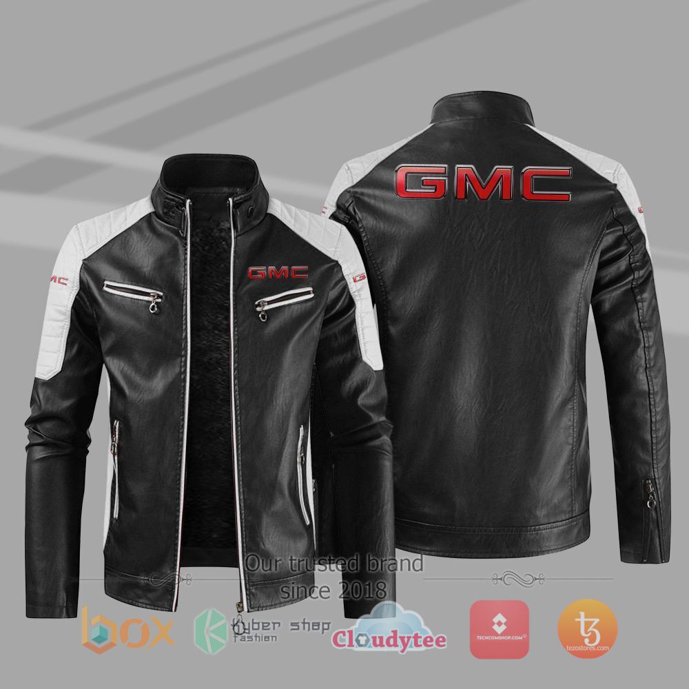 BEST_Gmc_Car_Motor_Block_Leather_Jacket