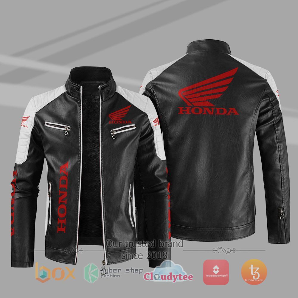 BEST_Honda_Motorcycle_Block_Leather_Jacket