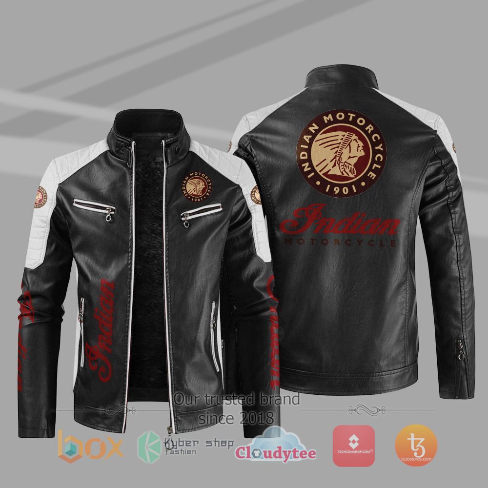 BEST_Indian_Motorcycles_Car_Motor_Block_Leather_Jacket