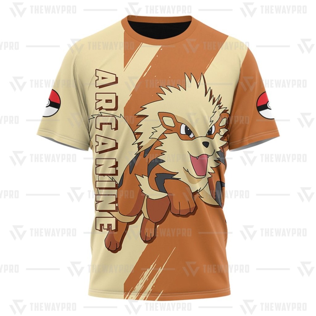 BEST_Pokemon_Anime_Arcanine_T-Shirt