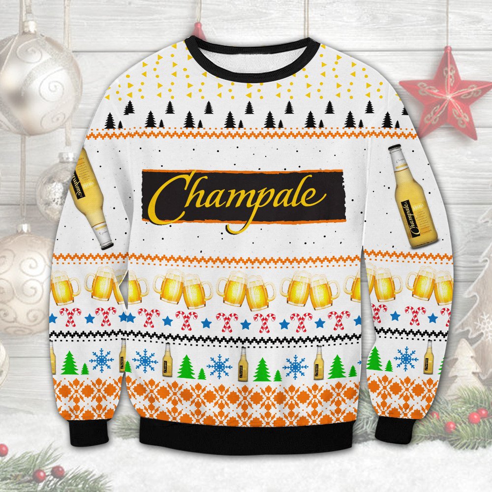 Champale_Golden_Beer_Christmas_Sweater
