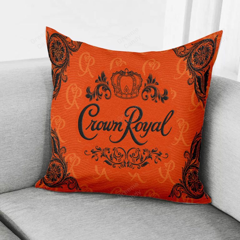 Crown_Whiskey_Peach_Square_Pillow_Cover