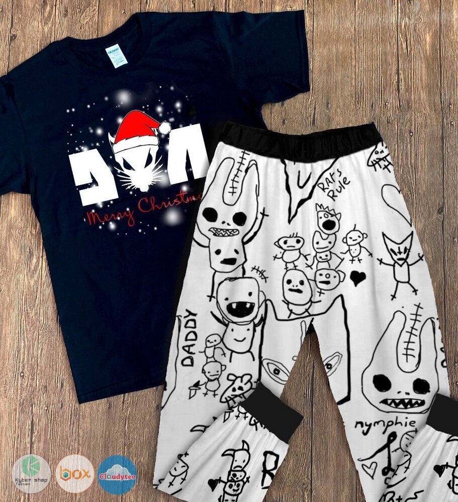 Die_Antwoord_Merry_Christmas_short_sleeves_Pajamas_Set