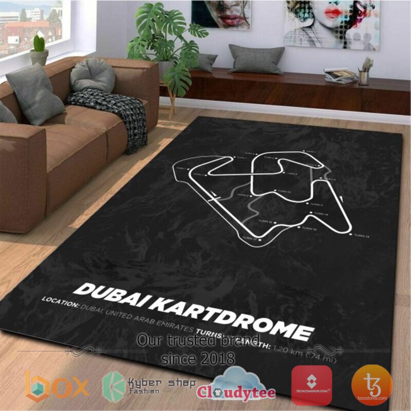 Dubai_Kartdrome_3D_Full_Printed_Rug