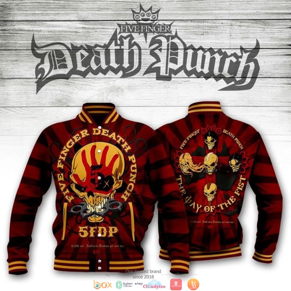 Five_Finger_Death_Punch_band_5FDP_The_Way_Of_The_Fist_Baseball_jacket