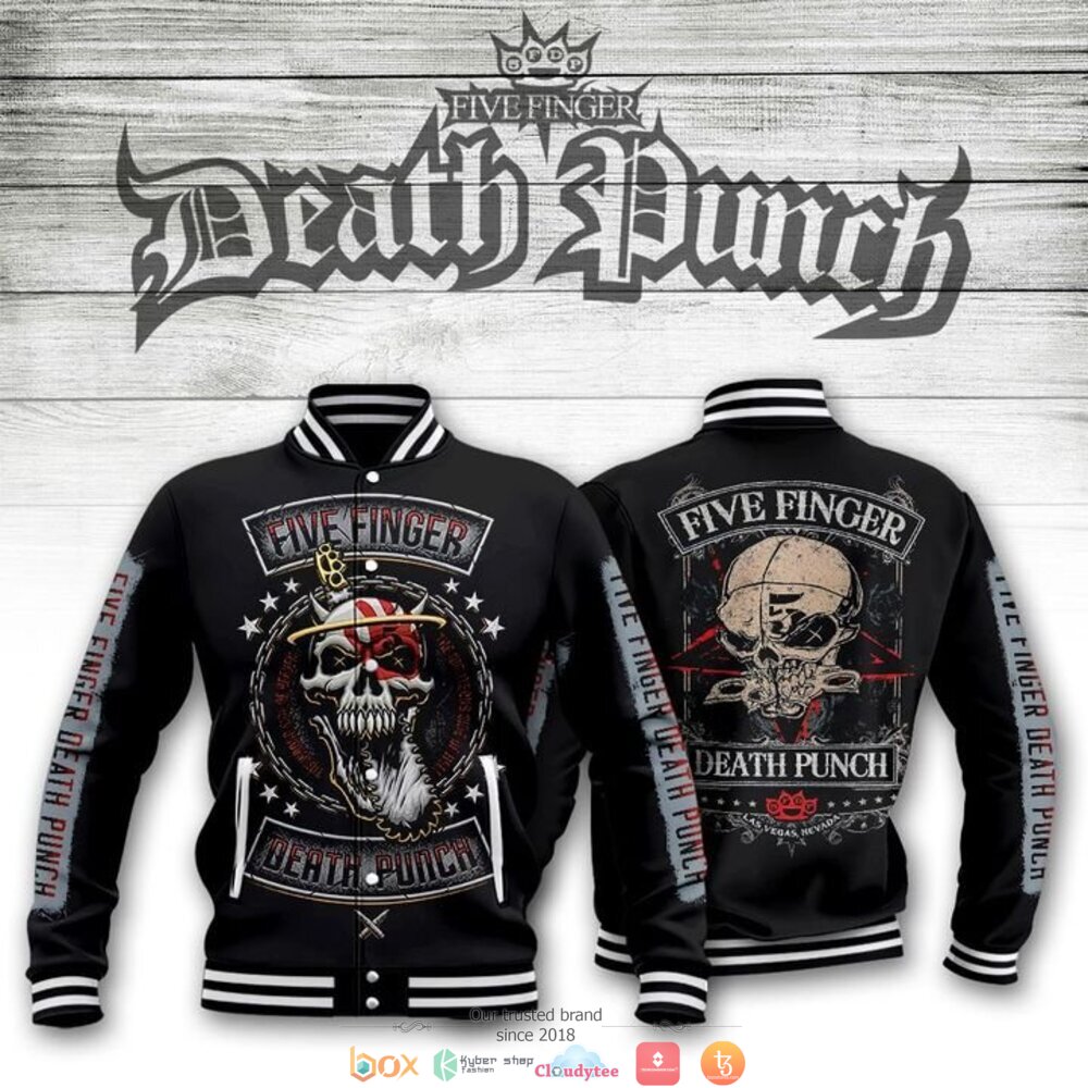 Five_Finger_Death_Punch_band_skull_Baseball_jacket